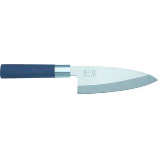 KAI Wasabi black Deba 15 cm - Edelstahlklinge - Griff Kunststoff - Schwarz,Silber