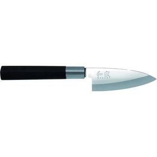 KAI Wasabi black Deba 10,5 cm - Edelstahlklinge - Griff Kunststoff - Schwarz,Silber