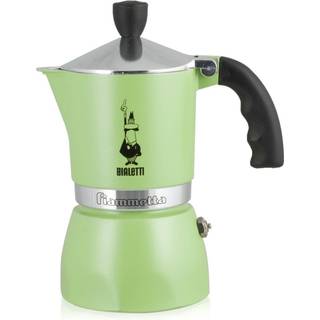 Moka Bialetti Fiammetta Fluo Fragola 3 kopper lime gul