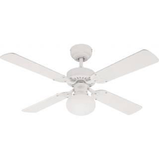 Westinghouse Vegas ventilator, lys, hvid/fyr