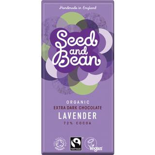 Seed & Bean Dark Chocolate Sweet Lavender 72% Ø (75 g)