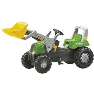 Rolly Toys rollyJunior: traktor med pedaler, frontlæsser og justerbart sæde