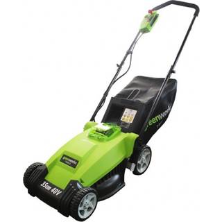 Plæneklipper Greenworks G40LM35K2x; 40 V; 2x2,0 Ah batt.