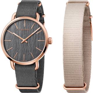 Calvin Klein K7B216P3 Grå/Rosaguldtonet stål Ø42 mm