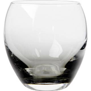 Contemporary Smoked Grey Small Tumblers - Set Of 2 -