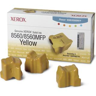 Xerox Fast blæk gul 3stk 3.400 sider 108R00725