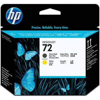 HP Printhoved sort og gul nr 72 C9384A