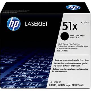 HP HP 51X Tonerkassette sort Q7551X