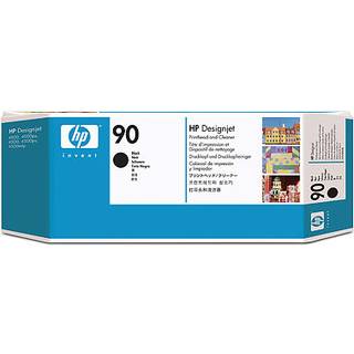 Cyan printhoved og Print Cleaner  - HP nr.90 -