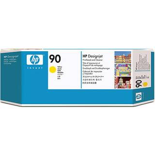 Gul printhoved og Print Cleaner  - HP nr.90 -
