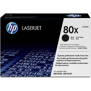 Sort lasertoner - HP nr.80X - 6.800 sider