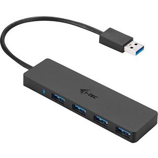 SLIM PASSIVE HUB 4P BLACK USB 3.0 NO PS WIN AND MAC OS PERP