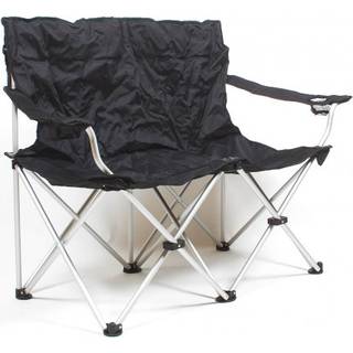 Basic Nature - Travelchair Love Seat Faltsofa - Campingstål grå/hvid