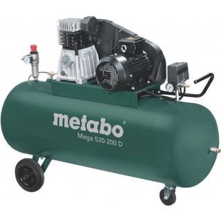 Metabo Mega 520-200 D kompressor, 10 bar, 3 kW