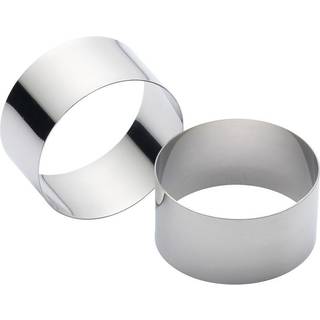 Sæt med 2 runde forme, 7 cm - fra Kitchen Craft