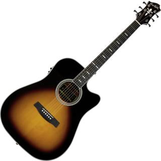 Hagstrom Siljan Dreadnought II CE Western Guitar (Natur)