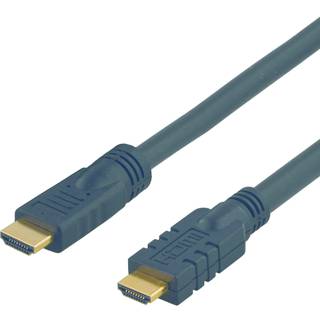 High Speed HDMI kabel 1.4 - Aktivt - 4K ULtraHD - 10m - Sort - Livstidsgaranti