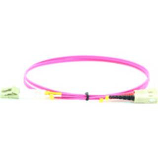 MicroConnect LC-SC Multimode duplex OM4 optisk kabel | 1 meter | PRIS-MATCH