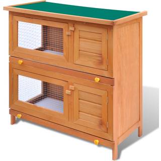 udendørs bur til små kæledyr 4 døre træ