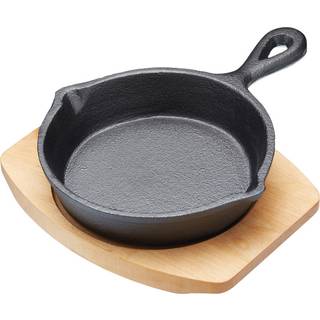 Mini serverings støbejernspande