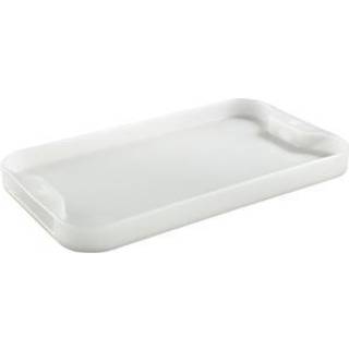 Skærebræt Nordiska Plast, naturhvid, 405 x 245 x 32 mm