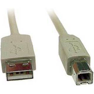 DELTACO 1 m USB 2.0 A - B, han - han kabel