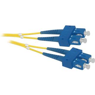 DELTACO Fiber cable SC - SC, duplex, single mode 5m