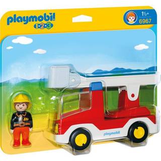 Playmobil 1.2.3 Brandbil med Stige