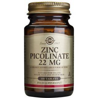 Solgar Zink Pikolinat - 100 tab
