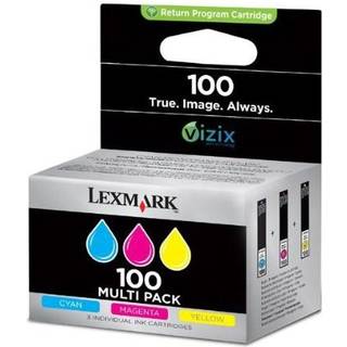 14N0849 LEXMARK 100 INK CMY RP MULTI PACK FOR GENESIS S815