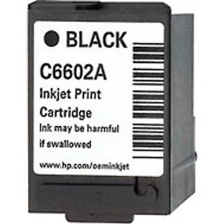 HP C6602A - Black Ink - Blækpatron Sort