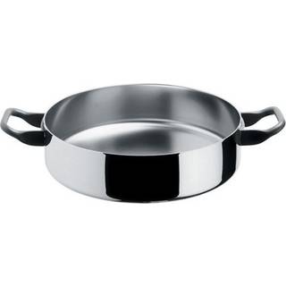 Alessi - Cintura Orione Low Casserole - Ø 28 cm - Gryder og kasseroller - Richard Sapper,Gualtiero Marchesi - Sølv