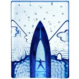 Kosta Boda Blues skulptur Four Elements