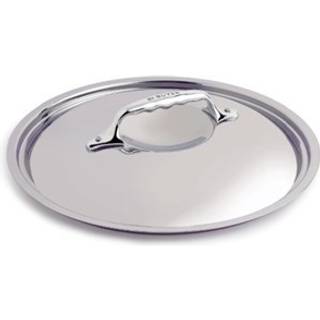 de Buyer Edelstahl Deckel 24 cm mit Edelstahlgussgriff - Silber