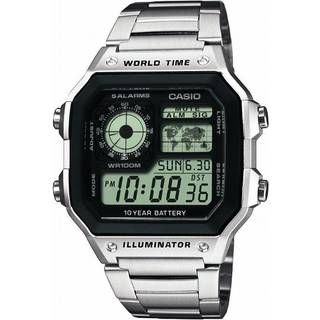 Casio Vintage AE-1200WHD-1AVEF World Time Bracelet Watch - W1504