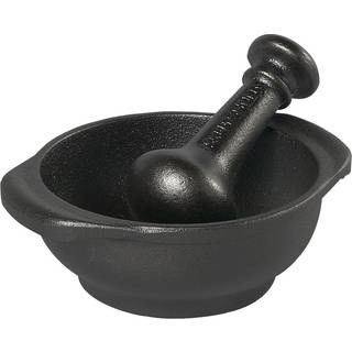 Skeppshult Mörser 8 cm mit Stößel - Gusseisen - Schwarz