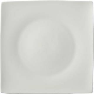 Rosenthal Jade kvadratisk tallerken 23 cm Hvid