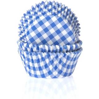 House of Marie - Gingham Red Muffinsforme, 50 stk.