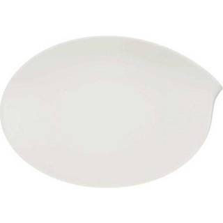 Villeroy & Boch Flow Fad Oval 36cm - Serveringsfad Porcelæn Hvid - 1034202960