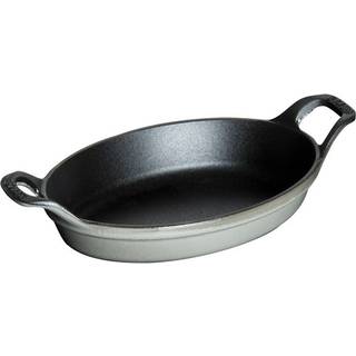 Staub Ildfast fad 24 cm - Graphite Grå