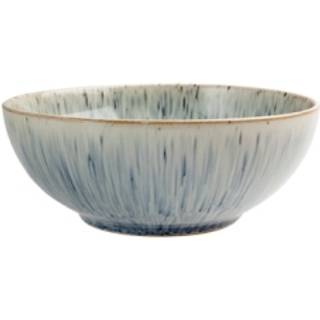 Denby Halo Speckle coupe serveringsskål 17 cm Grå/Brun