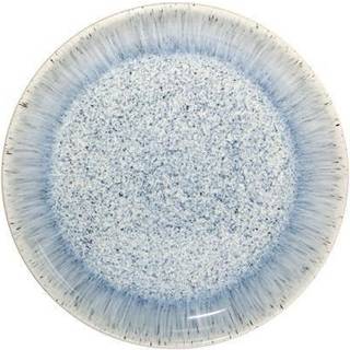 Denby Halo Speckle coupe tallerken 21 cm Grå/Brun