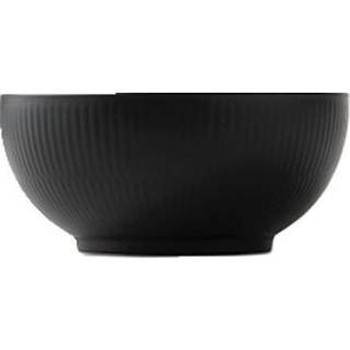 Royal Copenhagen Hvid Riflet skål Ø 15 cm