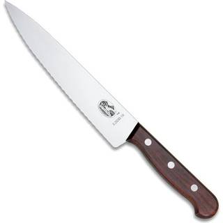 Takket kokkekniv 22 cm, wood