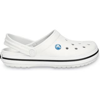 Crocs Herren Pantoletten weiß Gummi
