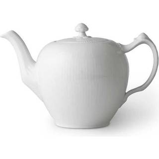 Royal Copenhagen - White Fluted Tekande 1 L - Tekander - Porcelæn