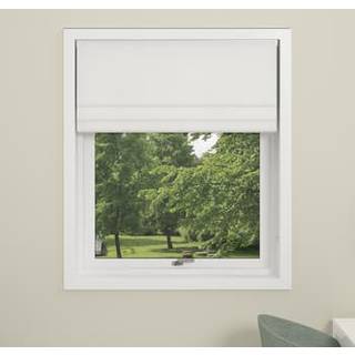 Debel New York Foldegardin, 60x130 cm, Hvid