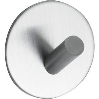 Beslag Design Base 100 håndklædekrog, 1 krog, børstet rustfrit stål look