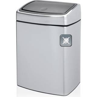Brabantia Touch Bin rektangulær plastindsats 10 L Matbørstet stål