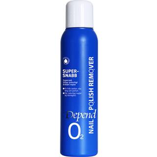 Depend O2 Nailpolish Remover Duft og Olie Fri 250ml